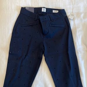 Gap curvy signature skinny ankle pants in navy size 0 — brand new!